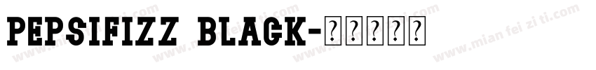 pepsifizz black字体转换
